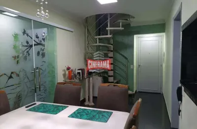 Cobertura à venda, 3 quartos, 1 suíte, 2 vagas, casa branca - santo andré/sp