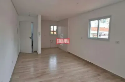 Apartamento à venda, 2 quartos, 1 suíte, 1 vaga, campestre - santo andré/sp