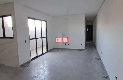 Cobertura à venda, 3 quartos, 1 suíte, 2 vagas, campestre - santo andré/sp