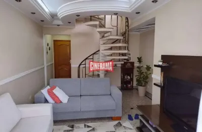 Cobertura à venda, 3 quartos, 1 suíte, 2 vagas, santa maria - são caetano do sul/sp