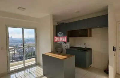Apartamento à venda, 2 quartos, 1 suíte, 1 vaga, utinga - santo andré/sp