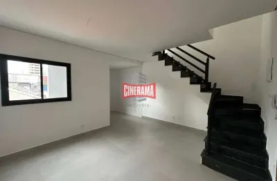 Cobertura à venda, 2 quartos, 1 suíte, 2 vagas, vila assunção - santo andré/sp