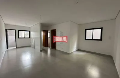 Apartamento à venda, 2 quartos, 1 suíte, 2 vagas, vila assunção - santo andré/sp