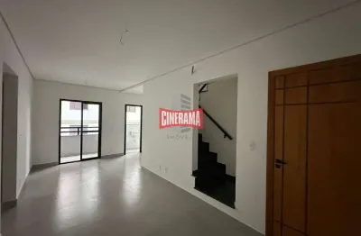 Cobertura à venda, 2 quartos, 1 suíte, 2 vagas, vila assunção - santo andré/sp