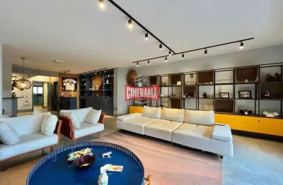 Apartamento para aluguel, 3 quartos, 3 suítes, 3 vagas, santo antônio - são caetano do sul/sp