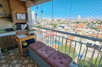 Apartamento à venda, 2 quartos, 1 suíte, 2 vagas, barcelona - são caetano do sul/sp