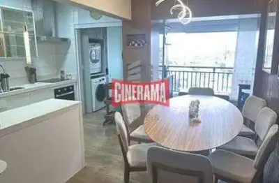 Apartamento à venda, 3 quartos, 1 suíte, 2 vagas, vila scarpelli - santo andré/sp