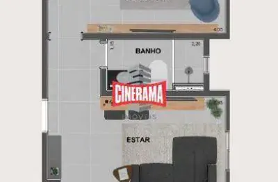 Apartamento à venda, 1 quarto, 1 vaga, nova gerty - são caetano do sul/sp