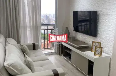 Apartamento para aluguel, 3 quartos, 1 vaga, parque erasmo assunção - santo andré/sp