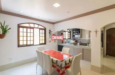 Sobrado à venda, 3 quartos, 1 suíte, 2 vagas, parque erasmo assunção - santo andré/sp