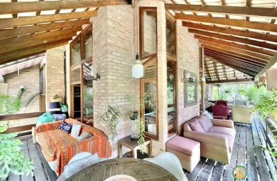 Casa com terreno 3.300 m² - rústica 3d/1ste + edícula. arq. pepe asbun!