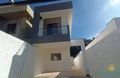 Casa 3 dormitórios, sendo 1 suíte, nova estilo moderno