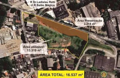 Área (zum) com 16.537 m² - altura km 29 rod. rap. tavares
