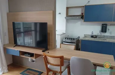 Lindo apartamento 100% mobiliado 1 dorm/ste - cond. address granja viana