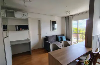 Lindo apartamento 100% mobiliado 1 dorm/ste - cond. address granja viana