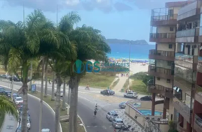 Amplo apartamento pé na areia, com 03 dormitórios sendo 01 suíte, localizado na praia do forte em cabo frio/rj
