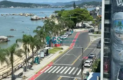 Apartamento á venda frente mar, mobiliado, 2 dormitórios em coqueiros em florianópolis/sc
