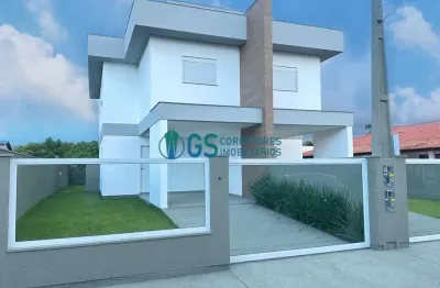 Sobrado mobiliado de 3 quartos com hidro na área de lazer na praia da pinheira (última unidade disponível)
