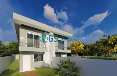 Amplos sobrados c/ 3 quartos sendo 1 suíte c/ 119,07m² a 300m da ponta do papagaio em palhoça - sc
