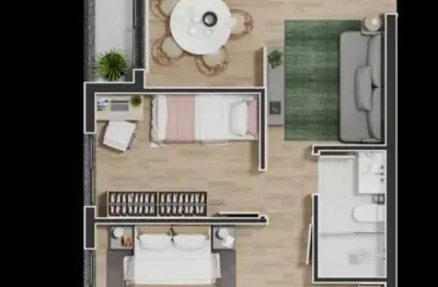 Apartamento com 1 quarto, anita garibaldi - joinville