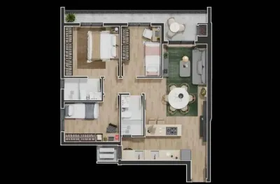 Apartamento com 2 quartos à venda na Rua Coronel Santiago, 754  Ap. N, Anita Garibaldi, Joinville
