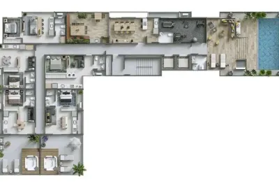 Cobertura com 1 quarto à venda no Centro, Joinville 