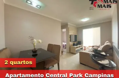 Central park campinas, apartamento 2 quartos, varanda, vila industrial