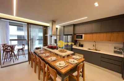 Maravilhoso apartamento totalmente mobiliado na praia brava