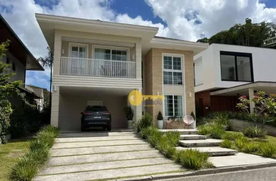 Casa com 4 suítes totalmente mobiliada em condomínio fechado no rio do meio