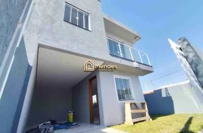 Casa com 3 quartos à venda na rua desembargador joão josé arruda júnior, 2, sítio cercado, curitiba, 83 m2 por r$ 470.000