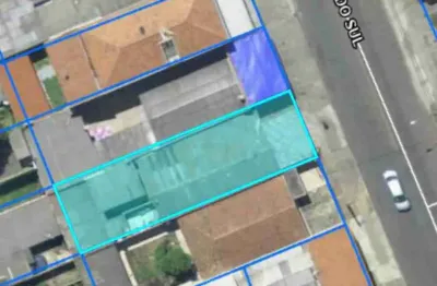 Terreno à venda na rua tijucas do sul, 832, sítio cercado, curitiba, 240 m2 por r$ 465.000