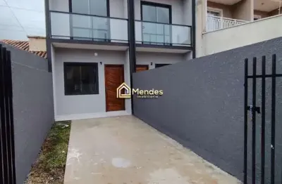 Casa com 2 quartos à venda na rua joaquim pinto de souza, 114, tatuquara, curitiba, 60 m2 por r$ 339.000