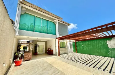 Ca 1629 casa 282m², solta  4 suites 100% projetada de alto  padrão , 6 vagas, prox: lago  jacarey
