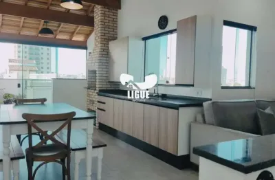 Cobertura com 2 quartos à venda na rua aimberê, 868, vila curuçá, santo andré por r$ 605.000