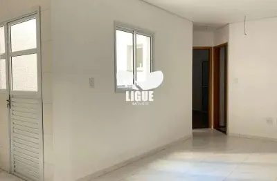 Cobertura com 2 quartos para alugar na rua coroados, 378, vila pires, santo andré por r$ 2.600