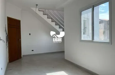 Cobertura com 2 quartos à venda na rua francisco otaviano, 161, vila humaitá, santo andré por r$ 450.000