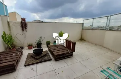Cobertura com 2 quartos à venda na rua bragança, 269, jardim progresso, santo andré por r$ 390.000