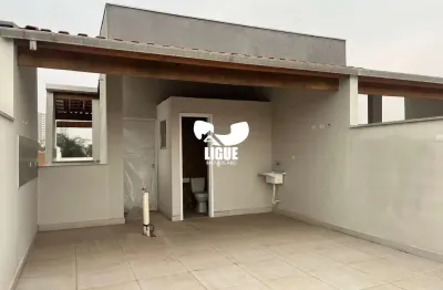Cobertura com 2 quartos à venda na rua flamengo, 361, parque erasmo assunção, santo andré por r$ 400.000