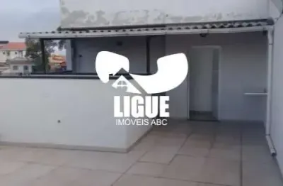 Cobertura com 2 quartos para alugar na rua amália, 118, vila guarani, santo andré por r$ 1.750