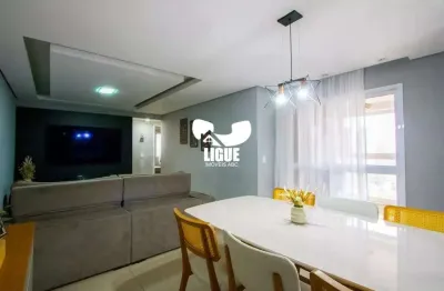 Apartamento com 3 quartos para alugar na rua gonzaga franco, 320, vila guiomar, santo andré por r$ 3.500