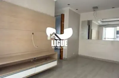 Apartamento com 2 quartos para alugar na rua giovanni battista pirelli, 1463, vila homero thon, santo andré por r$ 2.200