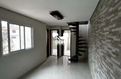 Cobertura com 2 quartos para alugar na Rua Tupinambás, 491, Vila Alzira, Santo André por R$ 2.200