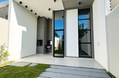 Casa plana pronta para morar no bairro mangabeira - eusébio