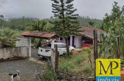 Chácara com 2 dormitórios à venda, 1300 m² por r$ 350.000,00 - braço do baú - ilhota/sc