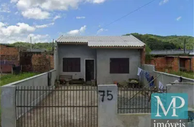 Casa com 2 dormitórios à venda, 60 m² por r$ 180.000,00 - pedra de amolar - ilhota/sc