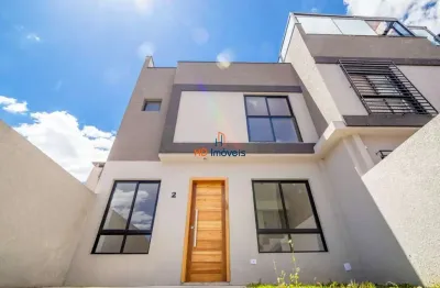 Sobrado com 3 dormitórios à venda, 147 m² por r$ 679.000,00 - lindóia - curitiba/pr