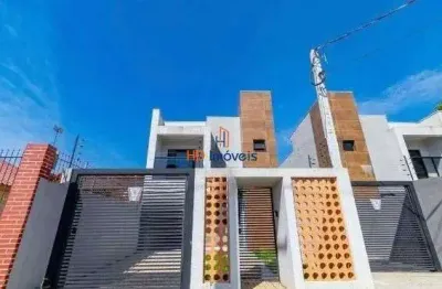 Sobrado com 3 quartos, churrasqueira no portão - curitiba/pr