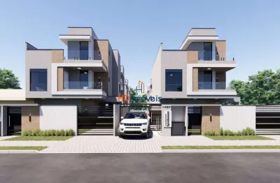 Sobrado com 3 suítes à venda, 169 m² por r$ 949.000 - boqueirão - curitiba/pr