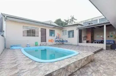 Casa térrea com 5 dormitórios, piscina, edícula à venda, 181 m² por r$ 649.000 - xaxim - curitiba/pr