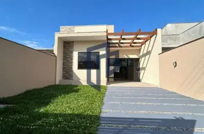 Casa com 3 quartos à venda na rua mergulhão, 343, são josé, itapoá por r$ 440.000